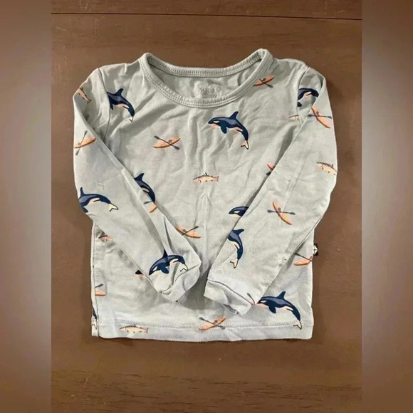 Kyte Baby Toddler Crew Neck Tee 2 Long and 1 Short Sleeve Bundle - Size 18-24 Mo - Picture 3 of 8